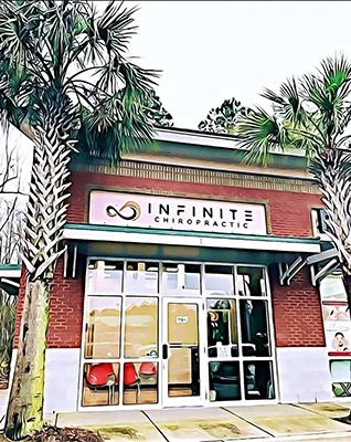 The storefront of the Infinite Chiropractic clinic